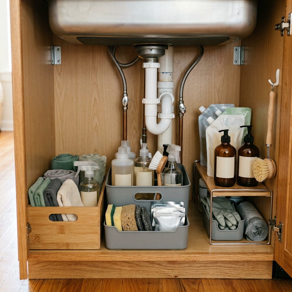 Under sink organization
