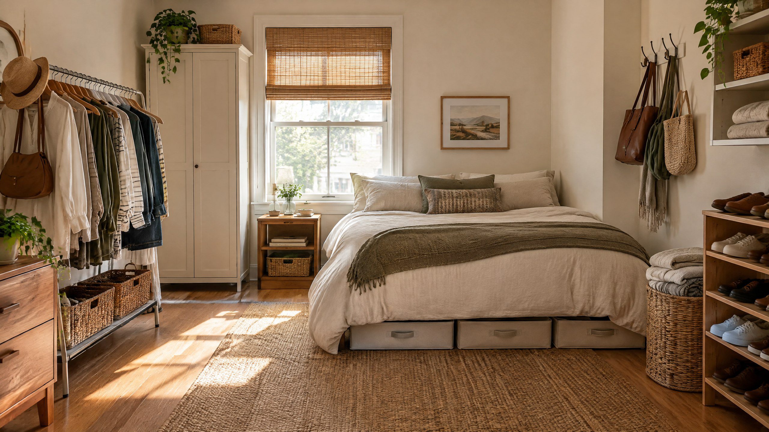 tiny bedroom storage ideas